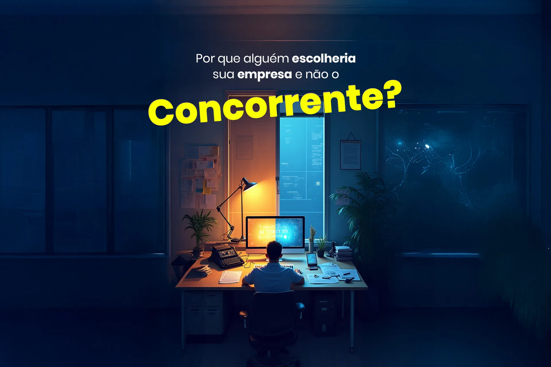 Por que alguém escolheria sua empresa e não o concorrente?