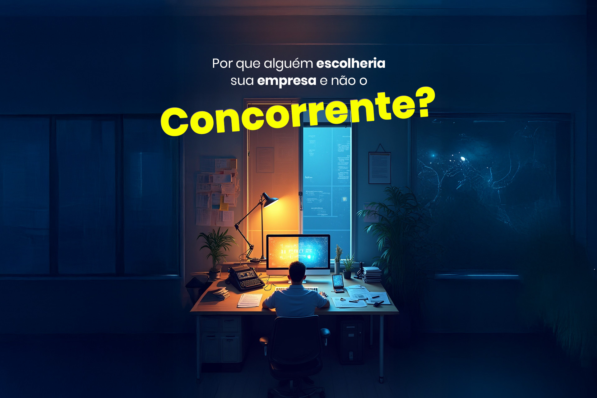 Por que alguém escolheria sua empresa e não o concorrente?